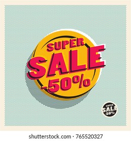 sale banner template design