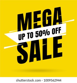 Sale banner template design, Big sale special offer. end of season special offer banner. vector illustration.