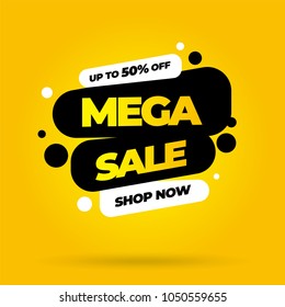 Sale banner template design, Big sale special offer. end of season special offer banner. vector illustration.