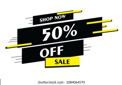 Sale banner template design, Big sale special offer. end of season special offer banner. vector illustration.