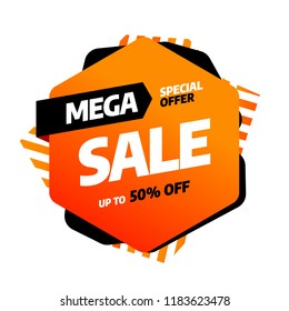 Sale banner template design, Big sale special offer. End of season. Vector illustration. Sale banner template design, Big sale special offer. End of season. Vector illustration.