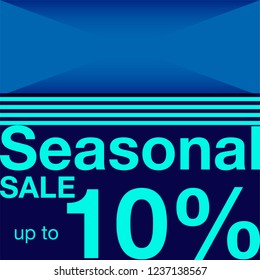 Sale banner template design. Big sale special offer. Social media poster. Vector illustration.