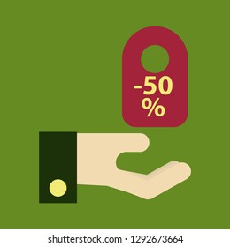 Sale banner template design, Big sale special offer. Vector illustration.