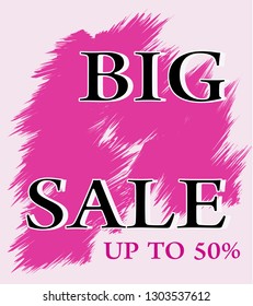 Sale banner template design, Big sale special offer