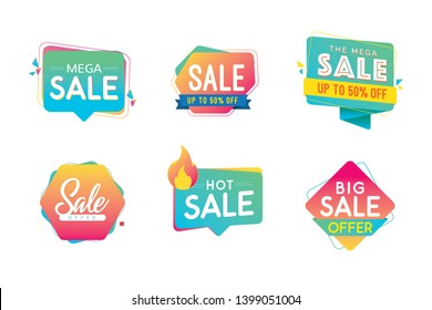 Sale banner template design, Big sale special offer. Vector illustration