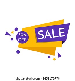 Sale banner template design, Big sale special offer. end of season special offer banner. vector illustration. EPS