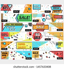 Sale banner template design, Big sale special offer. end of season special offer banner.