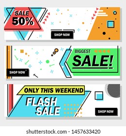 Sale banner template design, Big sale special offer. end of season special offer banner.