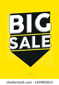 Sale banner template design, Big sale special offer. Vector illustration. - Vector banner. vector sale banner. big. mega 