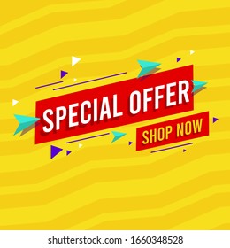 Sale banner template design for Big sale special offer. end of season special offer banner. vector illustration.