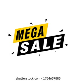 Sale banner template design, Big sale special offer. end of season special offer banner. vector illustration.