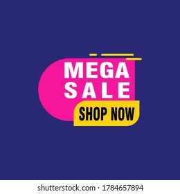 Sale banner template design, Big sale special offer. end of season special offer banner. vector illustration.