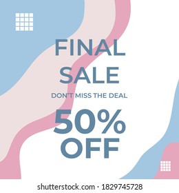 Sale banner template design, Big sale special offer. end of season special offer banner. vector illustration.