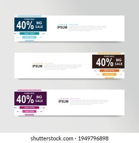 Sale banner template design, Big sale special offer. end of season special offer banner.