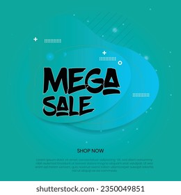 Sale banner template design, Big sale special offer. Vector illustration.