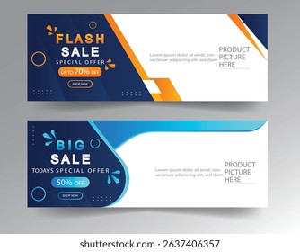 sale banner template design  big sale  flash sale. modern banner design.