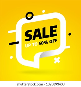 Sale banner template design with bubble. Big sale best offer. 3D paper tape vector illustration. Sale banner template design with bubble. Big sale best offer. 3D paper tape vector illustration.