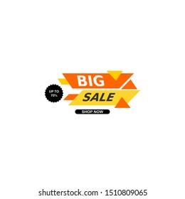 Sale banner template design for business