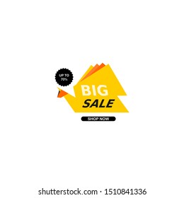 Sale banner template design for business