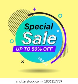 Sale banner template design. 
discount tag collection, special offer. Vector illustration.