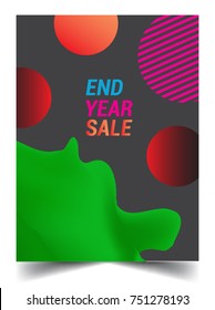 Sale banner template design, End of year sale, sale promotions, Modern and colorful Template background.