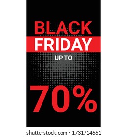 Sale banner template design, Flash sale up to 70%. Super Sale, end of season special offer banner. vector illustration.Black Friday