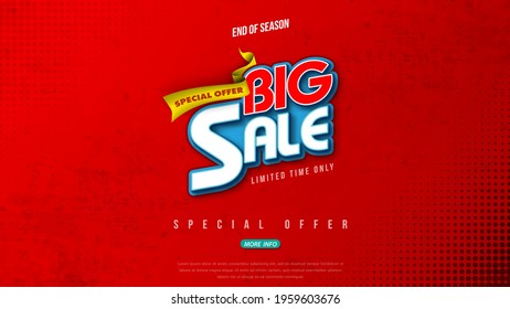 Sale banner template design with geometric background , Big sale special offer. Super Sale, end of season special offer banner. vector illustration.