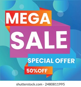 Sale banner template design with geometric background , Big sale special offer up to 80% off. Super Sale, end of season special offer banner. vector illustration.