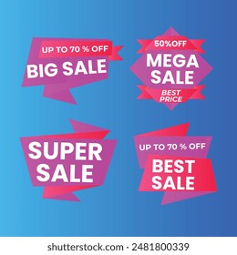 Sale banner template design with geometric background , Big sale special offer up to 80% off. Super Sale, end of season special offer banner. vector illustration.