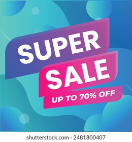 Sale banner template design with geometric background , Big sale special offer up to 80% off. Super Sale, end of season special offer banner. vector illustration.