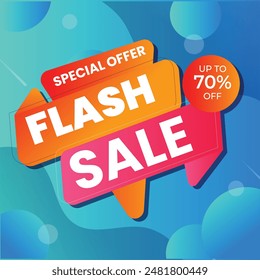 Sale banner template design with geometric background , Big sale special offer up to 80% off. Super Sale, end of season special offer banner. vector illustration.