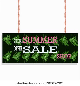 Sale banner template design with modern design