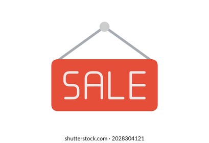 Sale banner template design. paper banner on white background