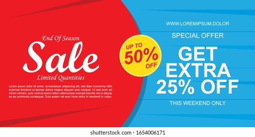 Sale Banner Template Design For Social Media