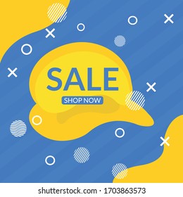 Sale banner template design. sale special offer. end of season special offer banner. vector illustration.
