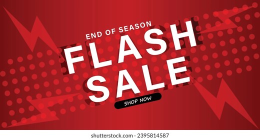 Sale banner template design . Super Sale, end of season special offer banner. vector illustration.