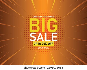 Sale banner template design . Super Sale, end of season special offer banner. vector illustration.