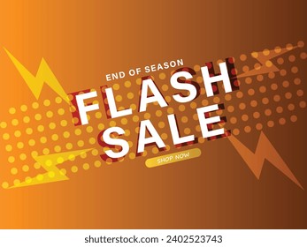 Sale banner template design . Super Sale, end of season special offer banner. vector illustration.