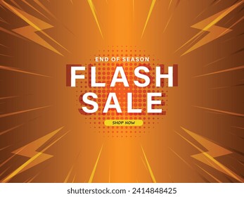 Sale banner template design . Super Sale, end of season special offer banner. vector illustration.