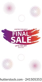 Sale banner template design . Super Sale, end of season special offer banner. vector illustration.