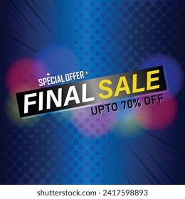 Sale banner template design . Super Sale, end of season special offer banner. vector illustration.