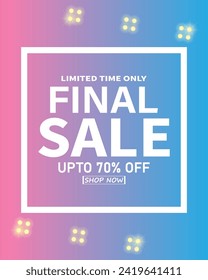 Sale banner template design . Super Sale, end of season special offer banner. vector illustration.