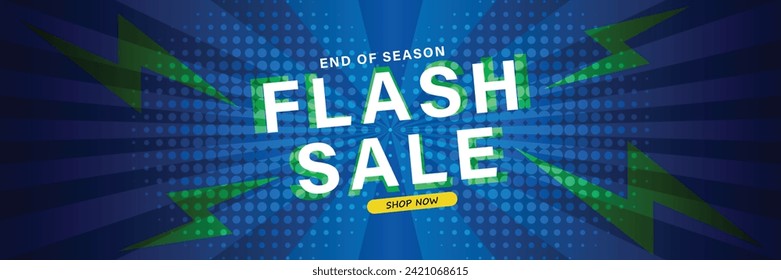 Sale banner template design . Super Sale, end of season special offer banner. vector illustration.