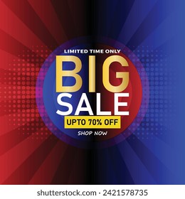 Sale banner template design . Super Sale, end of season special offer banner. vector illustration.