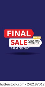 Sale banner template design . Super Sale, end of season special offer banner. vector illustration.