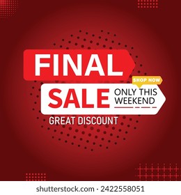 Sale banner template design . Super Sale, end of season special offer banner. vector illustration.