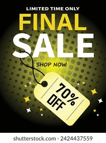 Sale banner template design . Super Sale, end of season special offer banner. vector illustration.