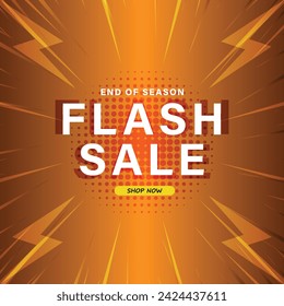 Sale banner template design . Super Sale, end of season special offer banner. vector illustration.