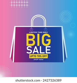 Sale banner template design . Super Sale, end of season special offer banner. vector illustration.