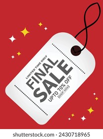 Sale banner template design . Super Sale, end of season special offer banner. vector illustration.